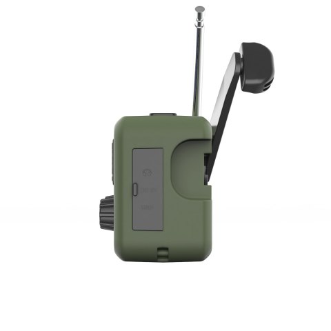 Radio solarne Krüger&Matz KM0835 AM/FM, powerbank 2000 mAh, dynamo, latarka i SOS