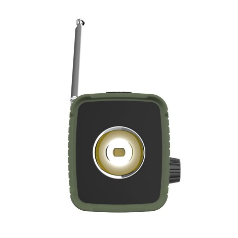 Radio solarne Krüger&Matz KM0836 AM/FM, powerbank 5000 mAh, dynamo, latarka, lampka i SOS