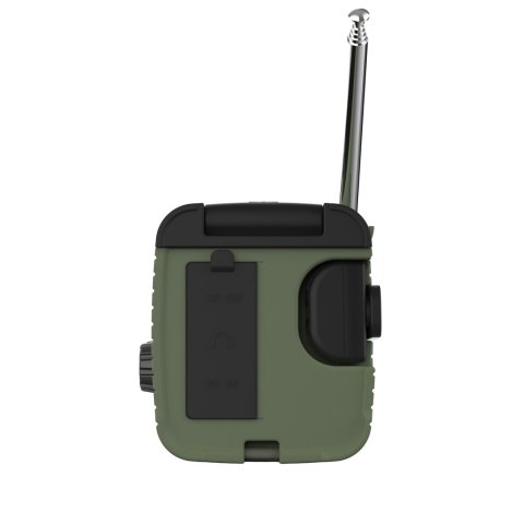 Radio solarne Krüger&Matz KM0836 AM/FM, powerbank 5000 mAh, dynamo, latarka, lampka i SOS