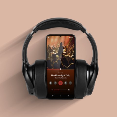 Słuchawki nauszne Krüger&Matz F3A KM0663, Bluetooth 5.0, ANC, mikrofon, USB-C i AUX