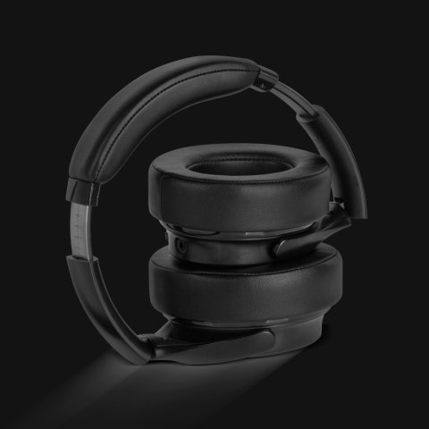 Słuchawki nauszne Krüger&Matz F3A KM0663, Bluetooth 5.0, ANC, mikrofon, USB-C i AUX