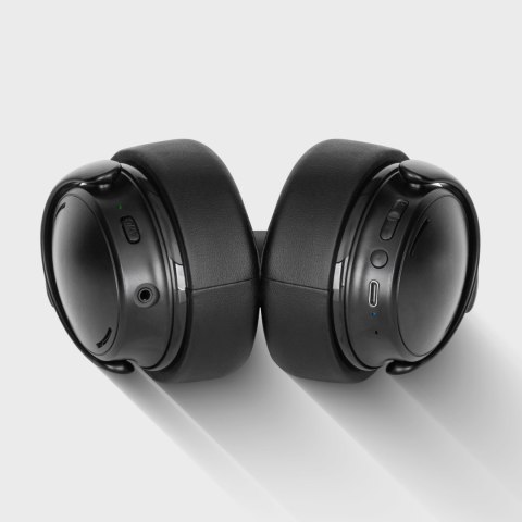 Słuchawki nauszne Krüger&Matz F3A KM0663, Bluetooth 5.0, ANC, mikrofon, USB-C i AUX