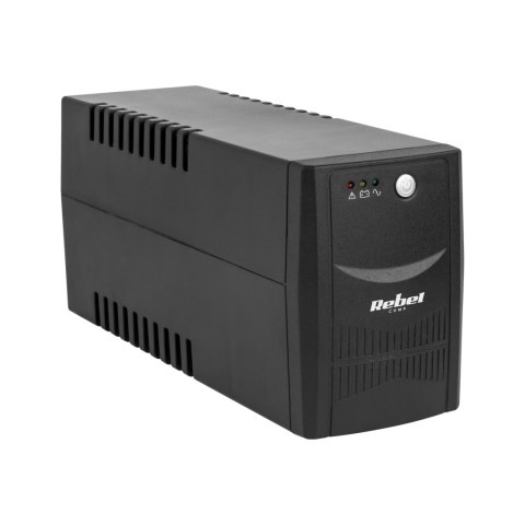 Zasilacz awaryjny UPS Rebel Micropower 600 KOM0551, 600 VA / 360 W, sinusoida zmodyfikowana