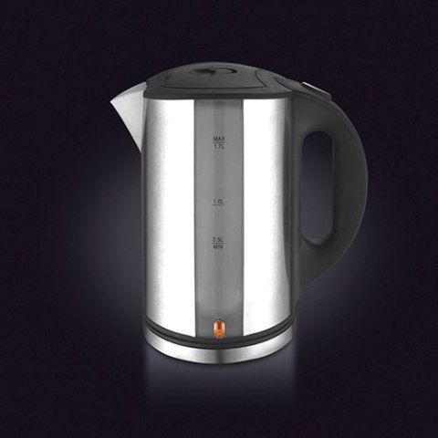 Adler AD1216 czajnik elektryczny 1,7 l, inox, 2200 W, niebieskie podświetlenie