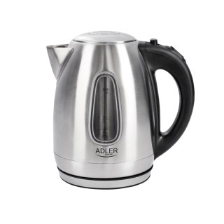 Adler AD1223 czajnik elektryczny 1,7 l, inox, 2200 W, niebieskie podświetlenie