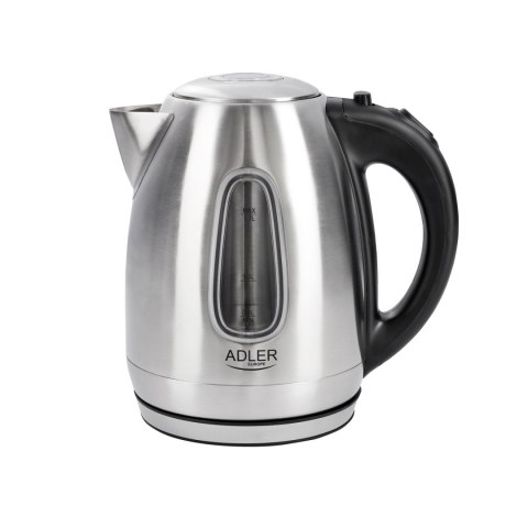 Adler AD1223 czajnik elektryczny 1,7 l, inox, 2200 W, niebieskie podświetlenie