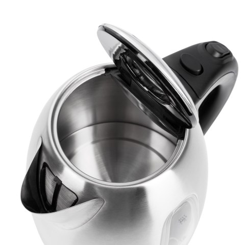 Adler AD1223 czajnik elektryczny 1,7 l, inox, 2200 W, niebieskie podświetlenie