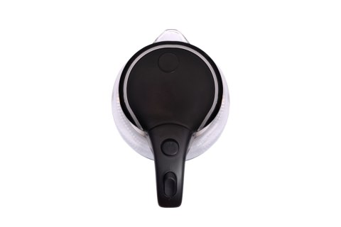 Adler AD1225 szklany czajnik elektryczny 1,7 l, czarny, 2200 W, niebieskie LED