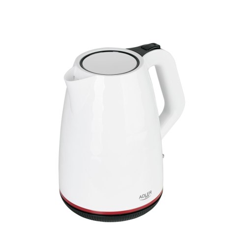 Adler AD1277W czajnik elektryczny 1,7 l, biały, 2200 W, obrotowa podstawa 360°