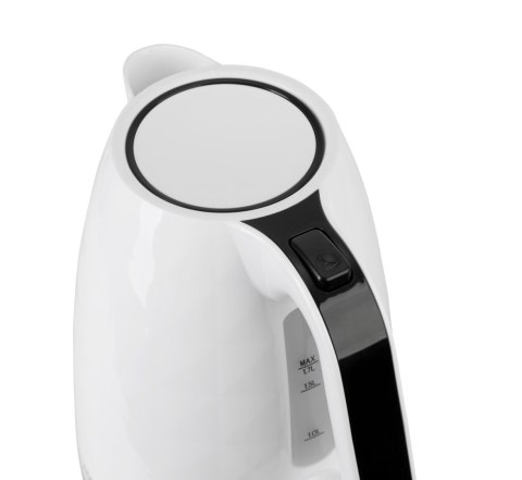 Adler AD1277W czajnik elektryczny 1,7 l, biały, 2200 W, obrotowa podstawa 360°