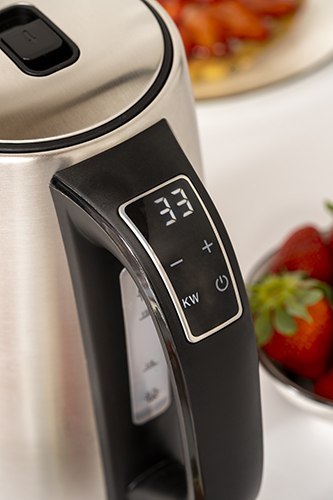 Adler AD1340 czajnik elektryczny 1,7 l, inox, regulacja 40-100°C, LCD, 2200 W