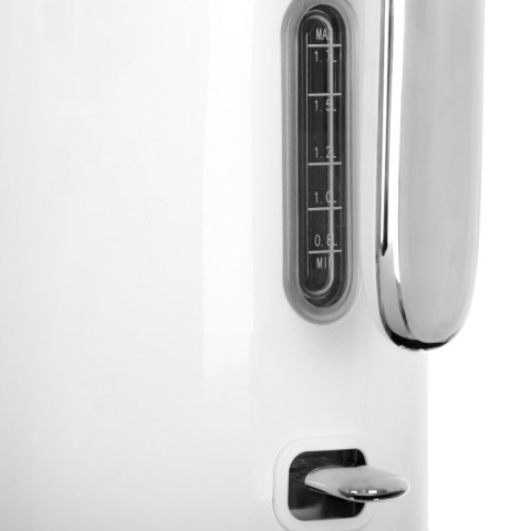 Adler AD1341 czajnik elektryczny 1,7 l, biały, stal nierdzewna, STRIX, 2200 W