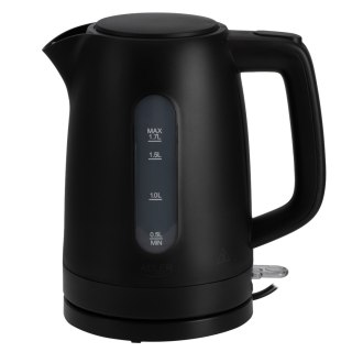 Adler AD1379B czajnik elektryczny 1,7 l, czarny, polipropylen, STRIX, 2200 W