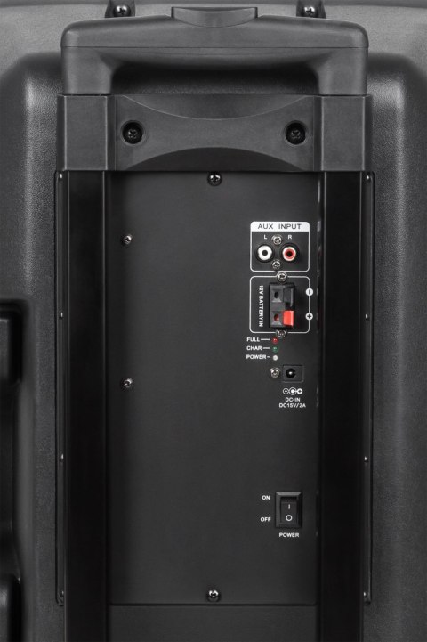Aktywna kolumna Krüger&Matz KM1712, 40 W, Bluetooth, 2 mikrofony UHF, USB/SD/FM