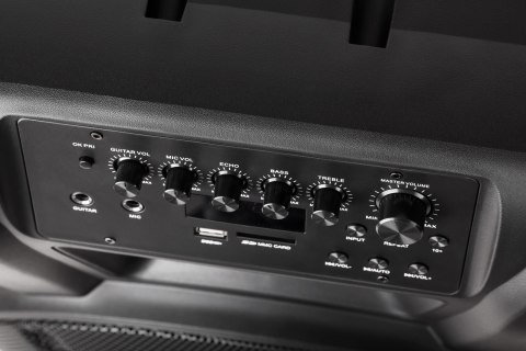 Aktywna kolumna Krüger&Matz KM1712, 40 W, Bluetooth, 2 mikrofony UHF, USB/SD/FM