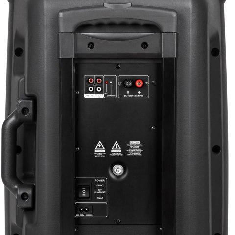 Aktywna kolumna Krüger&Matz KM1715, 60 W, Bluetooth, 2 mikrofony UHF, USB/SD/FM
