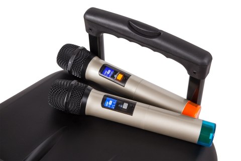 Aktywna kolumna Krüger&Matz KM1715, 60 W, Bluetooth, 2 mikrofony UHF, USB/SD/FM