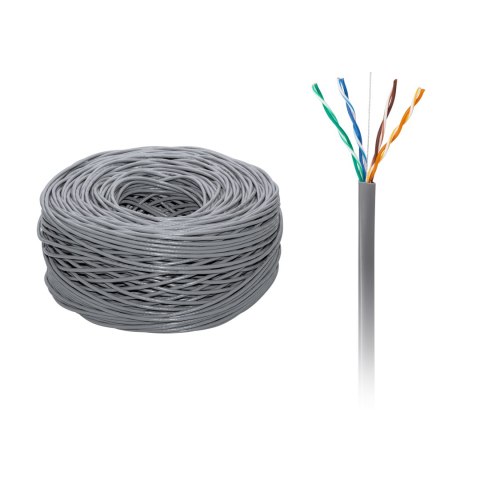 Cabletech KAB0103 - kabel sieciowy UTP-S Cat5e, miedziana linka, rolka 305 m