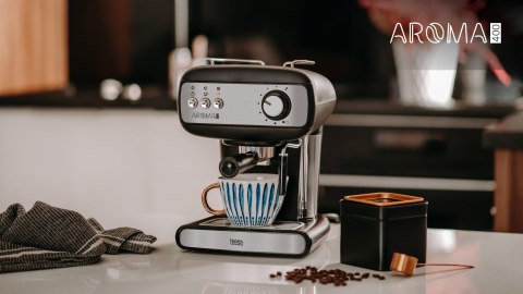 Ekspres kolbowy Teesa Aroma 400 TSA4009, 15 bar, 1,2 l, 850 W, spieniacz mleka