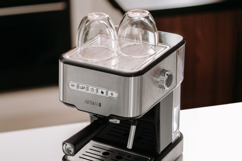 Ekspres kolbowy Teesa Aroma 450 TSA4010, 15 bar, 1,5 l, 850 W, spieniacz mleka