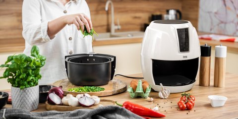 Frytkownica beztłuszczowa Teesa TSA8046W Digital Air Fryer 3,2 l, 1400 W, 7 programów, biała
