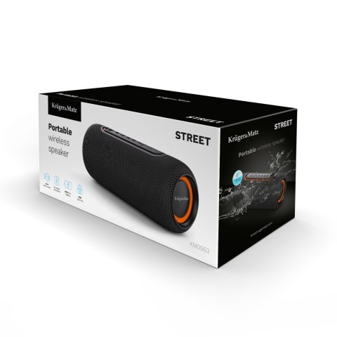 Głośnik Bluetooth Krüger&Matz Street KM0563, 20 W, TWS, RGB, IPX5, czarny