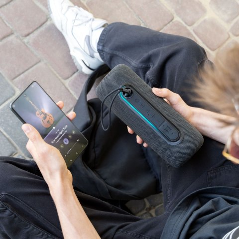 Głośnik Bluetooth Krüger&Matz Street KM0563, 20 W, TWS, RGB, IPX5, czarny