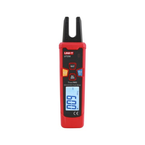 Miernik prądu typu fork Uni-T UT256 — AC/DC do 60 A, True RMS, NCV, REL/ZERO i podświetlany LCD