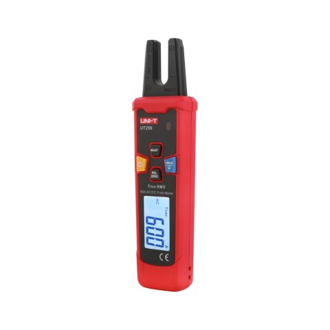Miernik prądu typu fork Uni-T UT256 — AC/DC do 60 A, True RMS, NCV, REL/ZERO i podświetlany LCD