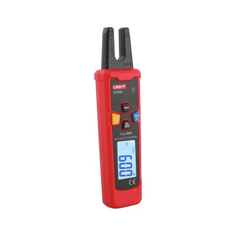 Miernik prądu typu fork Uni-T UT256 — AC/DC do 60 A, True RMS, NCV, REL/ZERO i podświetlany LCD