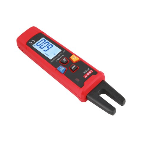 Miernik prądu typu fork Uni-T UT256 — AC/DC do 60 A, True RMS, NCV, REL/ZERO i podświetlany LCD