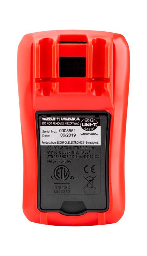 Multimetr Uni-T UT131A — napięcie AC/DC do 250 V, prąd do 10 A, pojemność, autozakres i podświetlenie