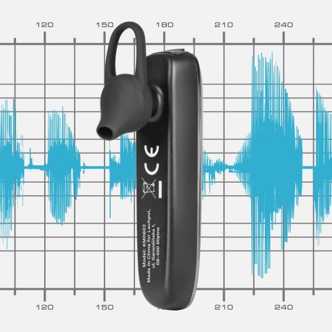 Słuchawka Bluetooth Krüger&Matz Traveler K14 KM0602, Multipoint, USB-C, do 20 h rozmów