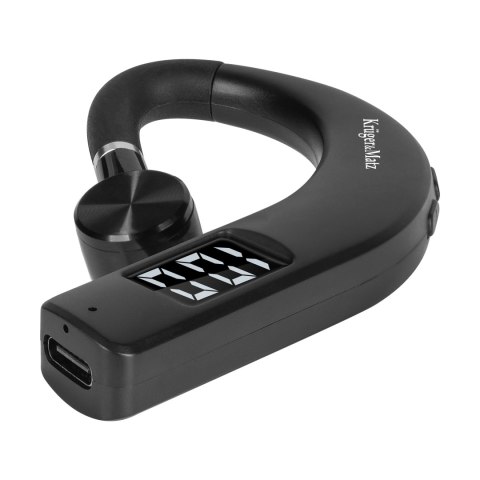 Słuchawka Bluetooth Krüger&Matz Traveler K17 KM0604, wyświetlacz, Multipoint, USB-C, do 18 h