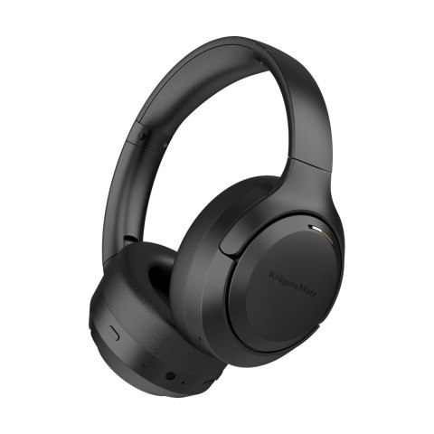 Słuchawki bezprzewodowe Krüger&Matz F8A KM0677-BK, ANC, Bluetooth 5.4, czarne