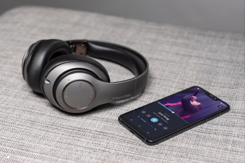 Słuchawki bezprzewodowe Krüger&Matz Street 3 Wireless KM0652, Bluetooth 5.3, grafitowe