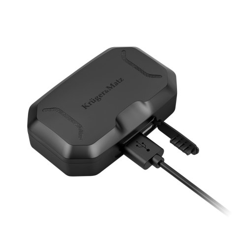 Słuchawki douszne TWS Krüger&Matz M6 KMPM6-B, Bluetooth 5.1, etui powerbank 2200 mAh, czarne
