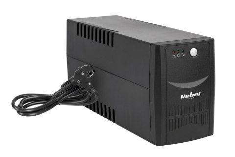 Zasilacz awaryjny UPS Rebel Micropower 600 KOM0551, 600 VA / 360 W, sinusoida zmodyfikowana