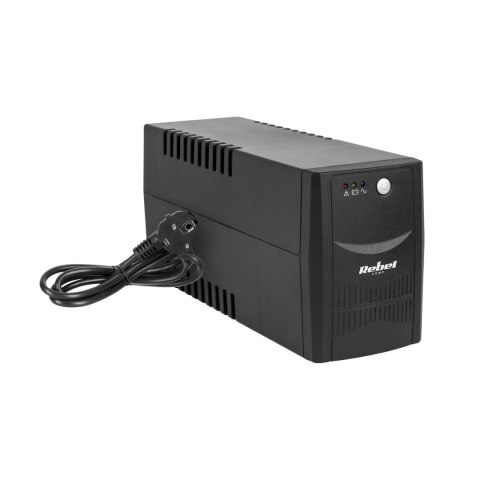 Zasilacz awaryjny UPS Rebel Micropower 800 KOM0552, 800 VA / 480 W, sinusoida zmodyfikowana