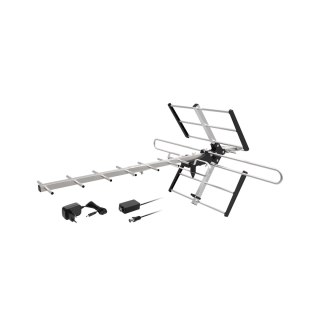 Aktywna antena TV Cabletech Yagi ANT0634, VHF/UHF, 16 elementów