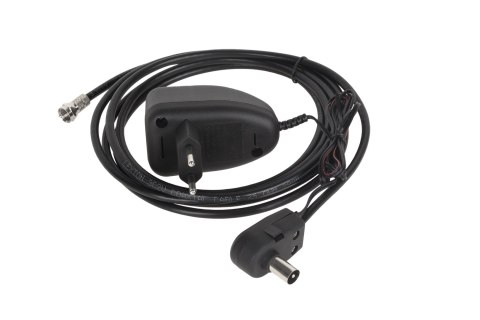 Antena pokojowa TV Digital ANT0513-A, wzmacniacz 32 dB, czarna