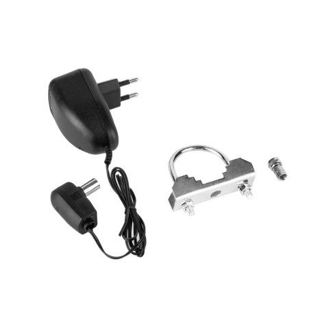 Antena zewnętrzna TV Digital ANT0514-S, wzmacniacz 32 dB, srebrna