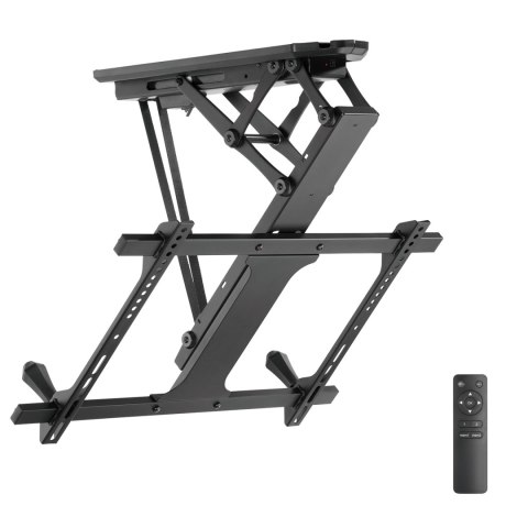 Elektryczny uchwyt sufitowy do TV Maclean MC-880, 32-70″, 35 kg, pilot, czarny