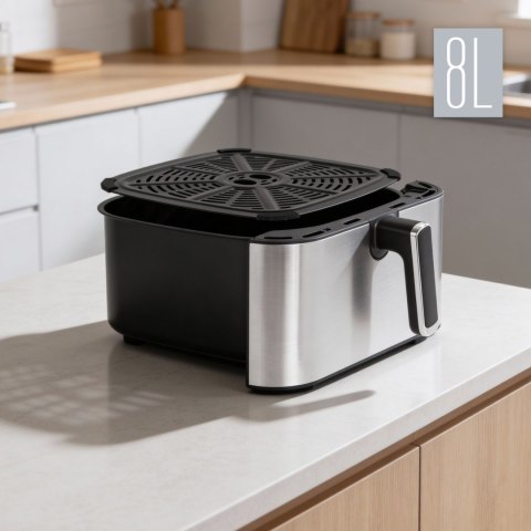 Frytkownica beztłuszczowa Teesa TSA8079 Digital Air Fryer XXL, 8 l, 1700 W, 8 programów i suszenie