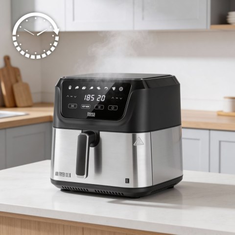 Frytkownica beztłuszczowa Teesa TSA8079 Digital Air Fryer XXL, 8 l, 1700 W, 8 programów i suszenie