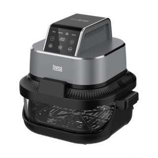 Frytkownica beztłuszczowa Teesa TSA8090 Glass Air Fryer, 1500 W, szklane pojemniki 1,5 l i 4 l
