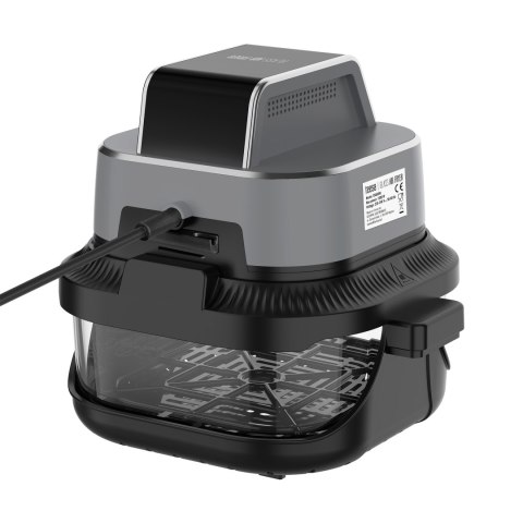 Frytkownica beztłuszczowa Teesa TSA8090 Glass Air Fryer, 1500 W, szklane pojemniki 1,5 l i 4 l