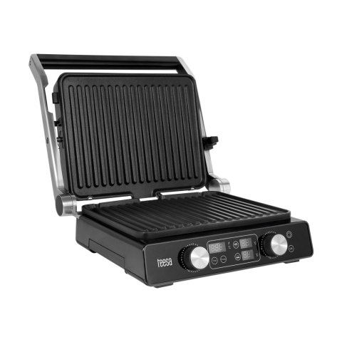 Grill elektryczny panini Teesa TSA3239, 2000 W, oddzielna regulacja płyt 140-230°C i timer