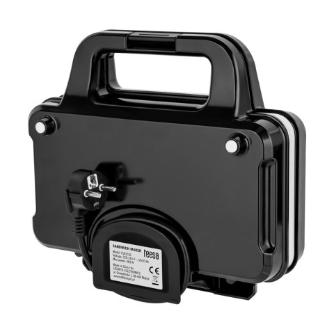 Opiekacz do kanapek Teesa TSA3226 XXL, 900 W, płyty z powłoką ceramiczną, na 2 kanapki