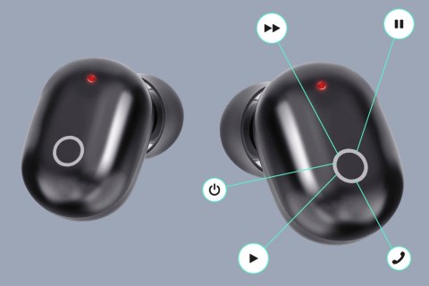 Słuchawki douszne TWS Krüger&Matz Air Dots 1 KMP-AD1, Bluetooth 5.0, czarne